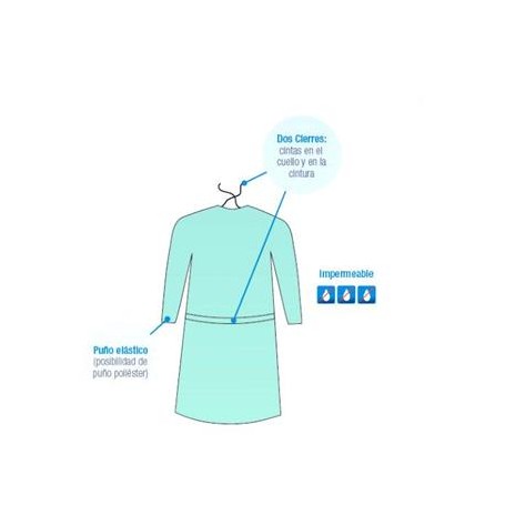 BATA NO-ESTERILES. 10 UDS 