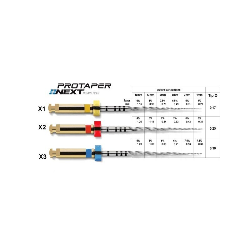 PROTAPER NEXT LIMAS 21MM. 6 UDS