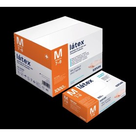 GUANTES LATEX CON POLVO SANTEX 100 UDS