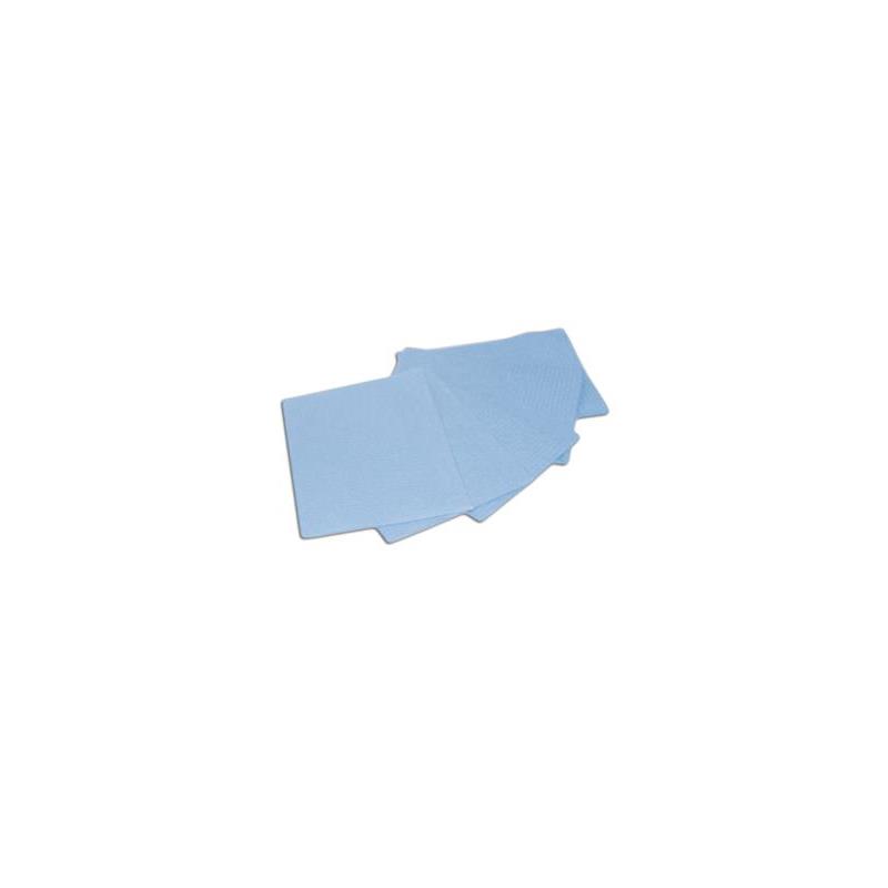BABEROS SERVILLETAS 500UDS 2 PAPEL+1PLAST. 33 X 48 CM