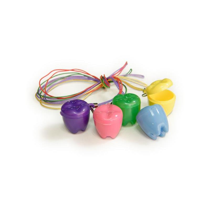 COFRES PARA DIENTES DE LECHE + COLGANTE 10 UDS