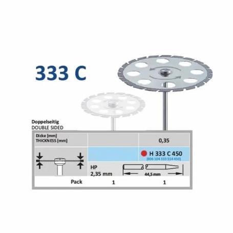 DISCO DIAMANTADO PARA SEPARAR YESO. 45MM. GROSOR 0.35MM. H333C450