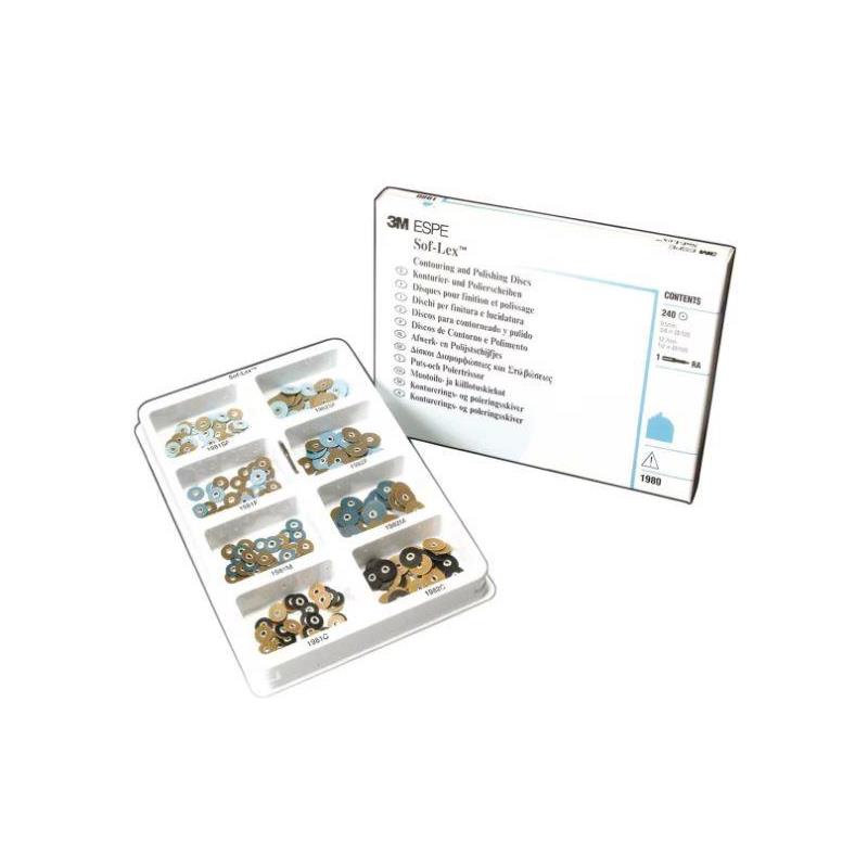 DISCOS PULIR POP-ON 1980 SOF-LEX KIT 240 UDS.
