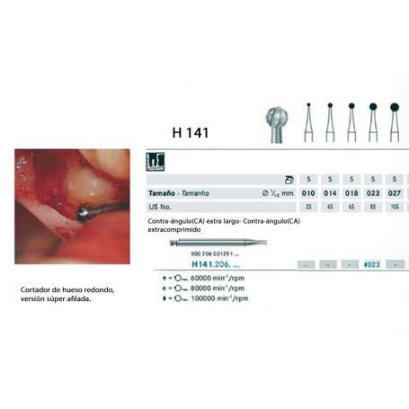 FRESA CIRUGIA PM H141-014 T LARGO TUNGSTENO KOMET