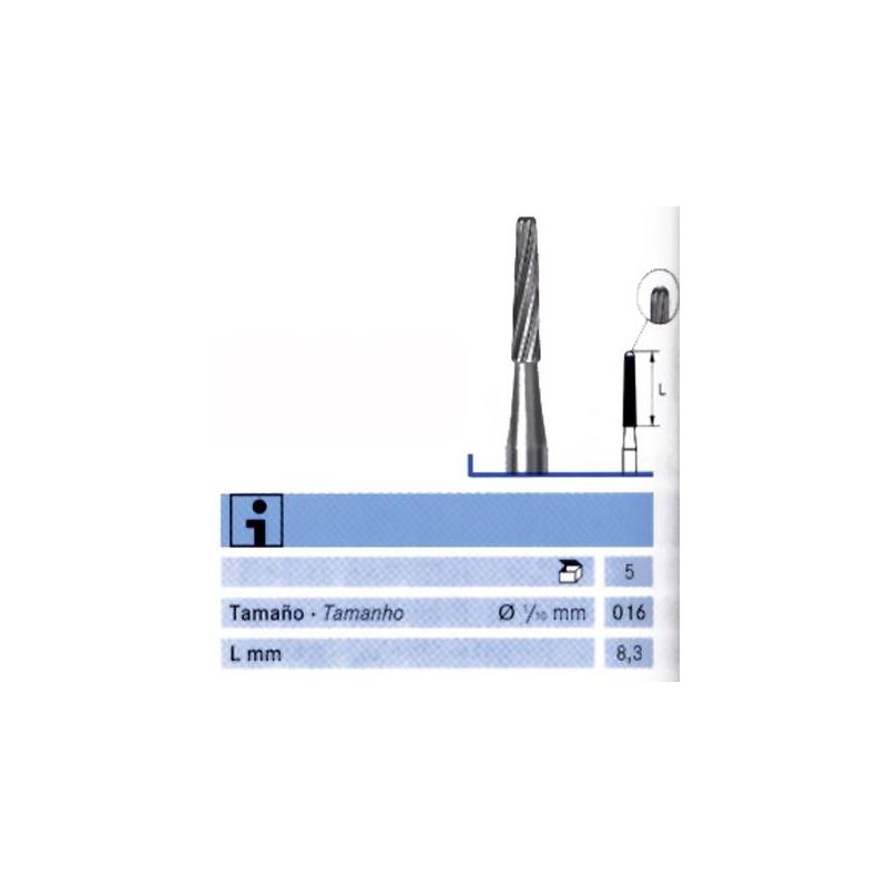 FRESA FG 162-016 ACERO KOMET 5 UDS.