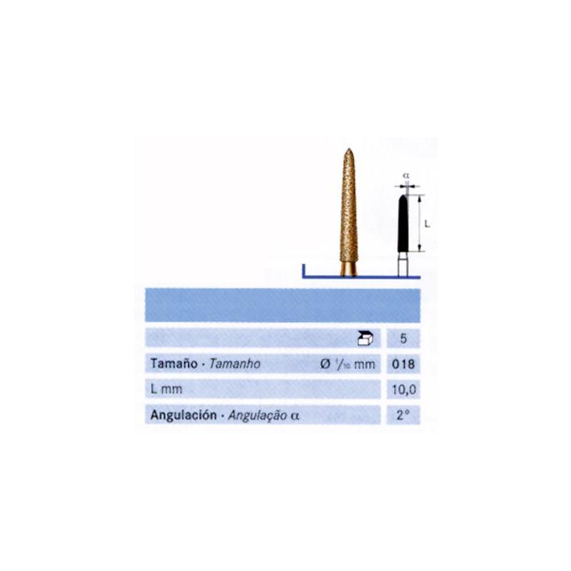 FRESA FG 2878K DIAMANTE KOMET 5 UDS.