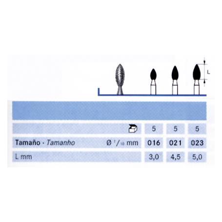FRESA FG 368 DIAMANTE KOMET 5 UDS.