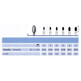 FRESA FG 379-023 DIAMANTE KOMET 5 UDS.