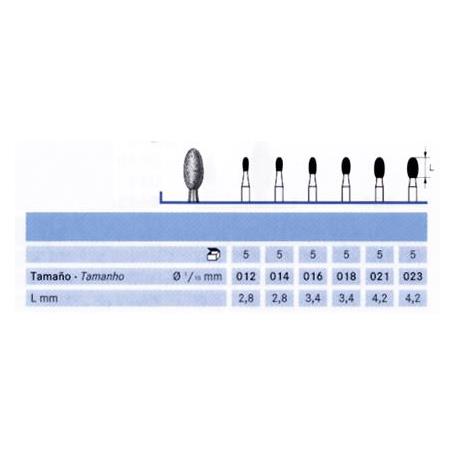FRESA FG 379-023 DIAMANTE KOMET 5 UDS.