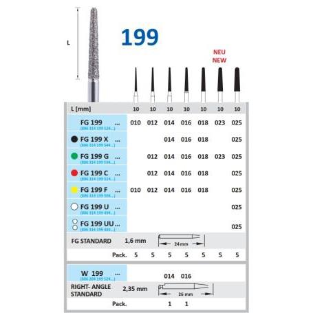 FRESA FG 5850-016 DIAMANTE HORICO GERMANY 5 UDS. FG199X-016