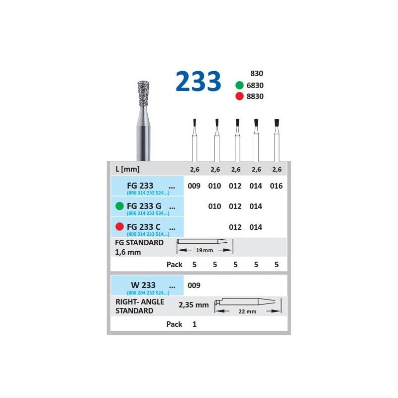 FRESA FG 6830 DIAMANTE HORICO GERMANY 5 UDS.