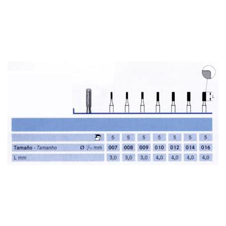 FRESA FG 6830L DIAMANTE KOMET 5 UDS
