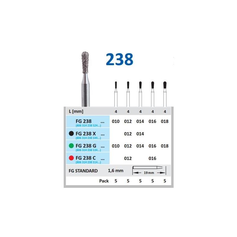 FRESA FG 6830RL  DIAMANTE HORICO GERMANY 5 UDS.