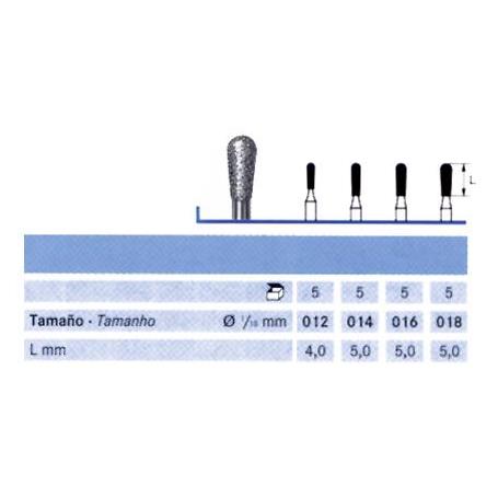 FRESA FG 6830RL DIAMANTE KOMET 5 UDS.