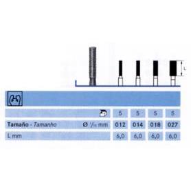FRESA FG 6836-014 DIAMANTE KOMET 5 UDS. G-Verde