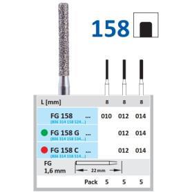 FRESA FG 6837KR-014 DIAMANTE HORICO GERMANY 5 UDS FG158G-014 G-Verde