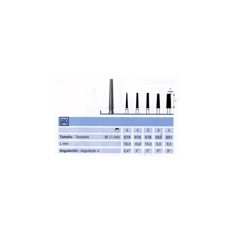 FRESA FG 6848- 018  DIAMANTE KOMET 5 UDS G-Verde