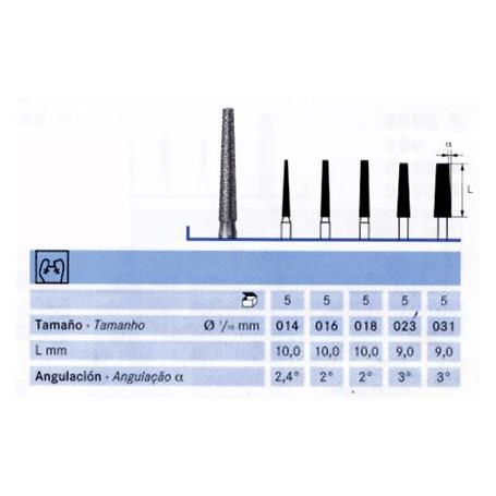 FRESA FG 6848- 018  DIAMANTE KOMET 5 UDS G-Verde