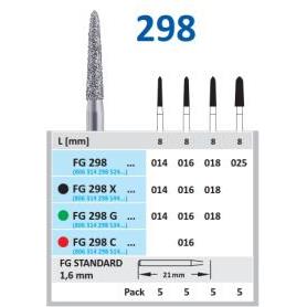 FRESA FG 6878K-016 DIAMANTE HORICO GERMANY 5 UDS FG298G-016 G-Verde