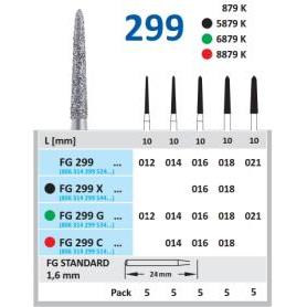 FRESA FG 6879K-012 DIAMANTE HORICO GERMANY 5 UDS. FG299G-012 G-Verde