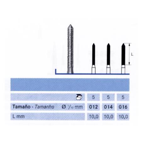 FRESA FG 6886-014 DIAMANTE KOMET 5 UDS. G-Verde