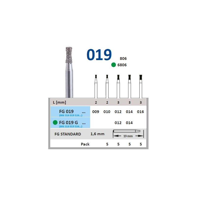 FRESA FG 806-DIAMANTE HORICO GERMANY 5 UDS.