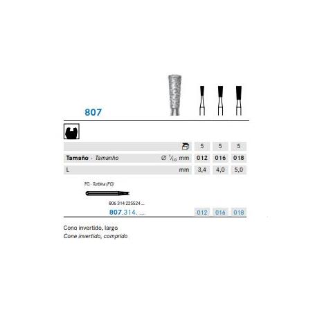 FRESA FG 807 DIAMANTE HORICO GERMANY 5 UDS