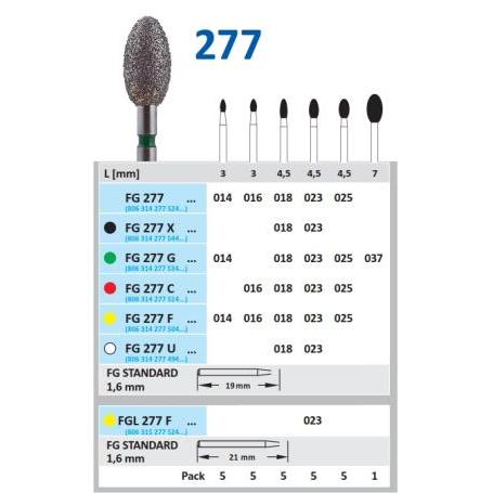 FRESA FG 8379-DIAMANTE HORICO GERMANY 5 UDS.