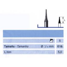 FRESA FG 8392-016 DIAMANTE KOMET 5 UDS. M-Sin aro