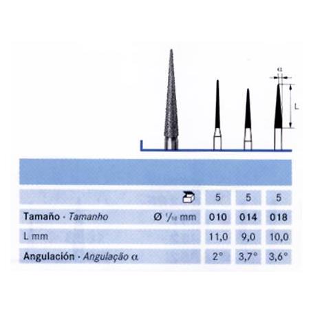 FRESA FG 859- DIAMANTE KOMET 5 UDS.