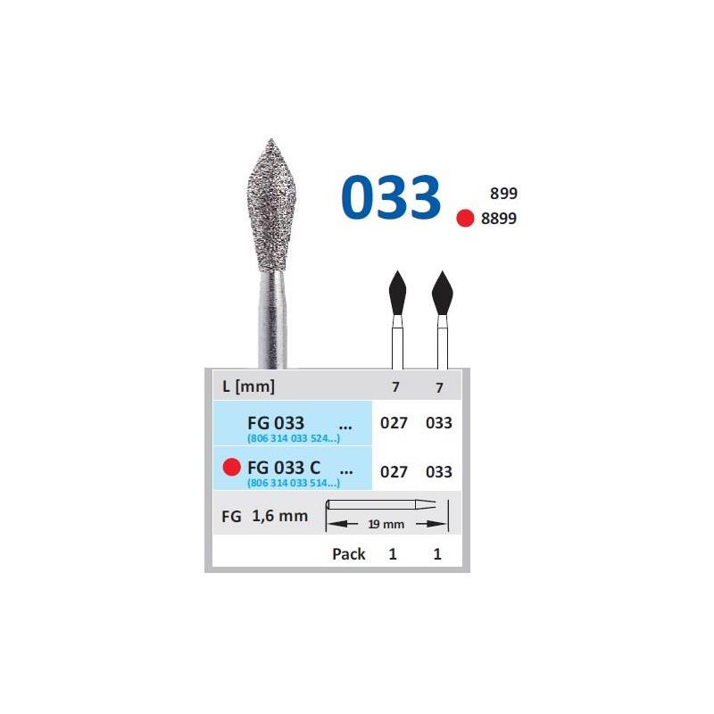 FRESA FG 899-027 DIAMANTE HORICO GERMANY 1 UD. FG033-027