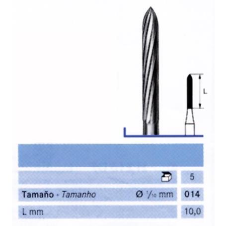 FRESA FG H162-016 TUNGSTENO HORICO 1 UD LINDEMANN C162-314-016 HORICO GERMANY