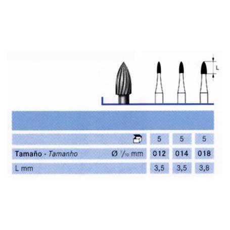 FRESA FG H390-314-016 TUNGSTENO KOMET