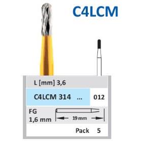 FRESA FG H4MCL-012 TUNGSTENO CORTAR CORONAS HORICO 5 UDS. C4LCM-314-012