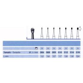FRESA FG H7-TUNGSTENO KOMET 5 UDS.