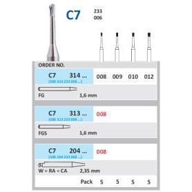 FRESA FG H7-TUNGSTENO HORICO GERMANY 5 UDS.