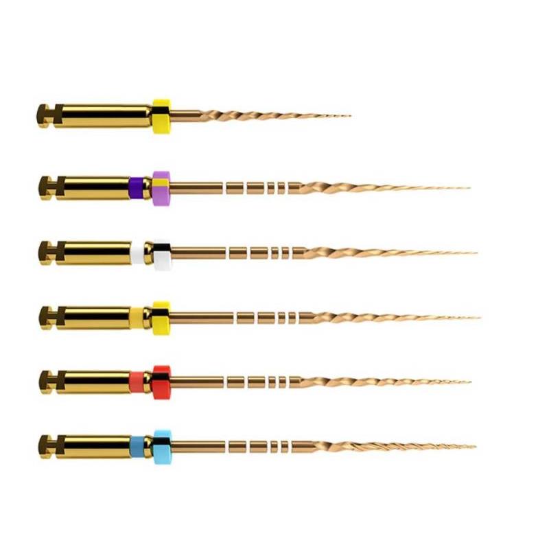 LIMAS TIPO PROTAPER GOLD MCONIC FLEX 21MM. 6 UDS