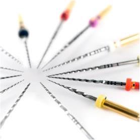 LIMAS TIPO PROTAPER GOLD MCONIC FLEX 25MM.  6UDS