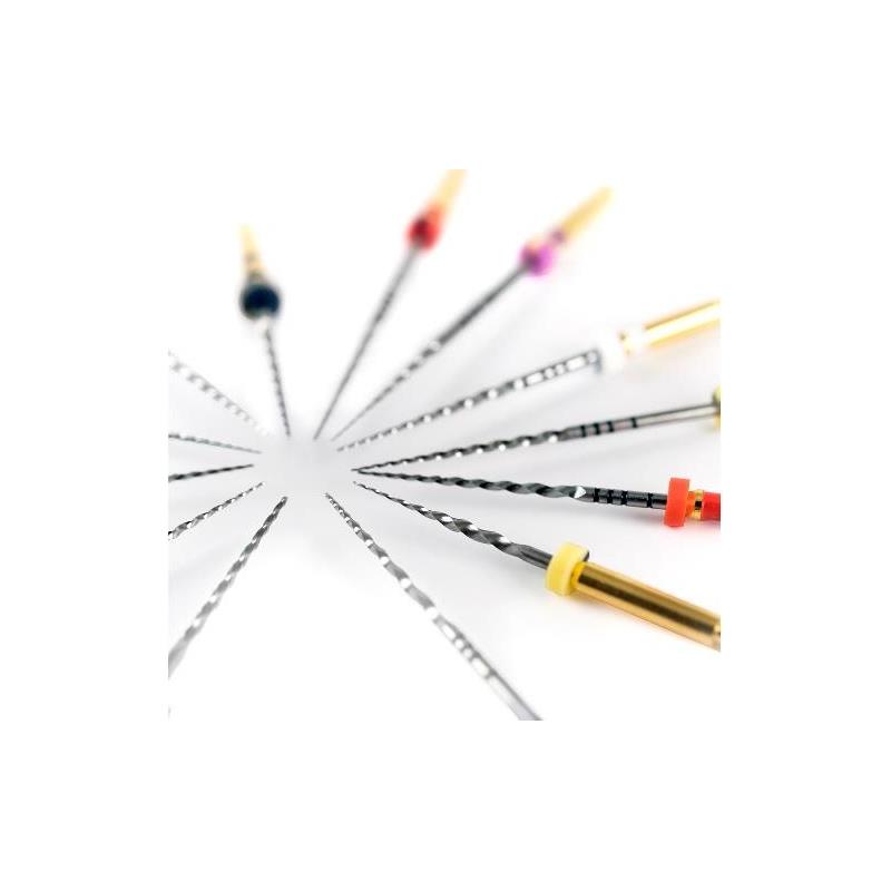 LIMAS TIPO PROTAPER GOLD MCONIC FLEX 25MM.  6UDS