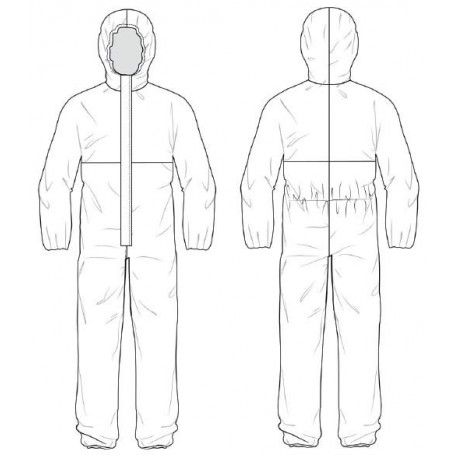 MONO DE PROTECCION IMPERMEABLE REUTILIZABLE 