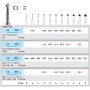 FRESA CA H1 TUNGSTENO HORICO GERMANY 5 UDS. 